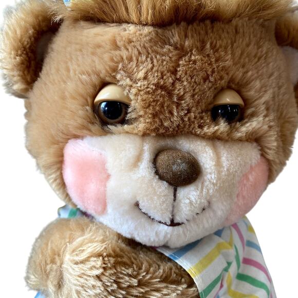 Vintage 80's Fisher Price Sleepytime Teddy Beddy Bear Plush Stuffed Animal - Picture 3 of 8